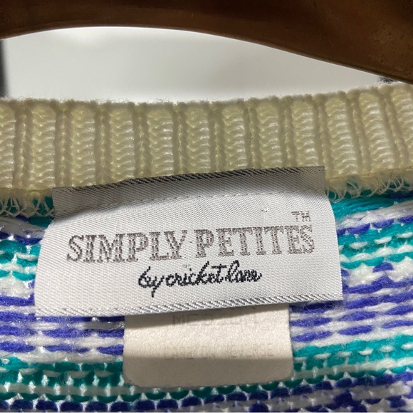 Vintage Christmas sweater aztec geometric pattern with shoulder pads, rare! - Picture 6 of 15